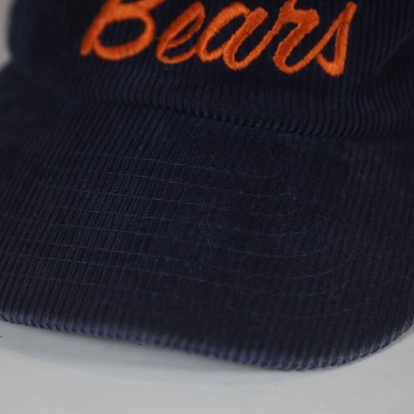 retro vintage 90s American needle san Chicago bears corduroy snapback hat - Picture 3 of 10